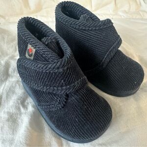 Cozy Black Kids Slippers